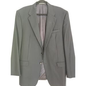Men's Hickey Freeman‎ wool black sport coat 44 Long, quality